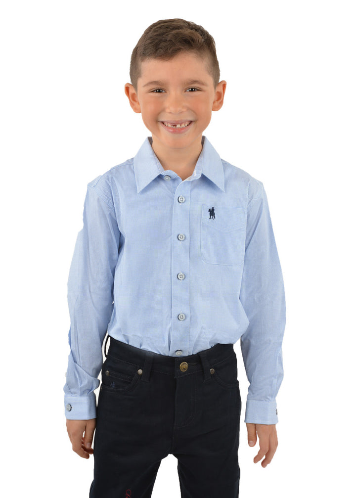 Thomas Cook - Boys William print 1 pocket Long Sleeve Shirt