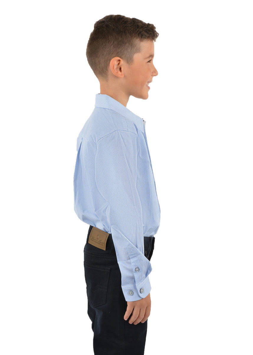 Thomas Cook - Boys William print 1 pocket Long Sleeve Shirt